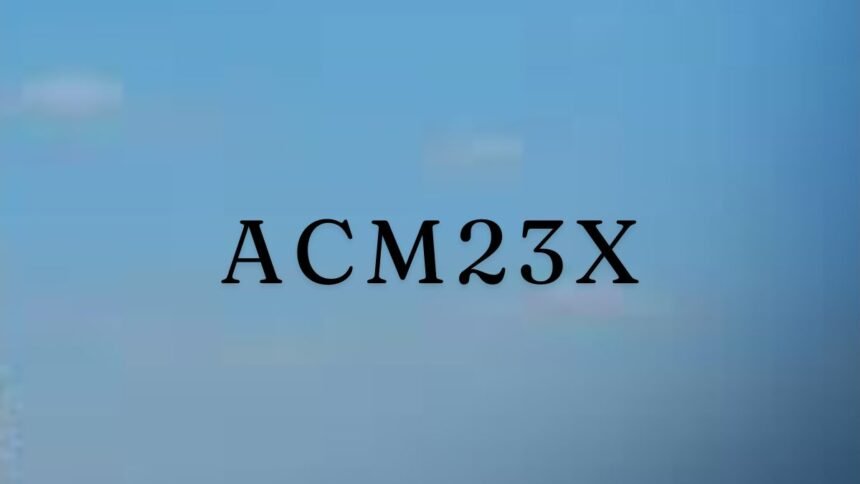 ﻿ACM23X